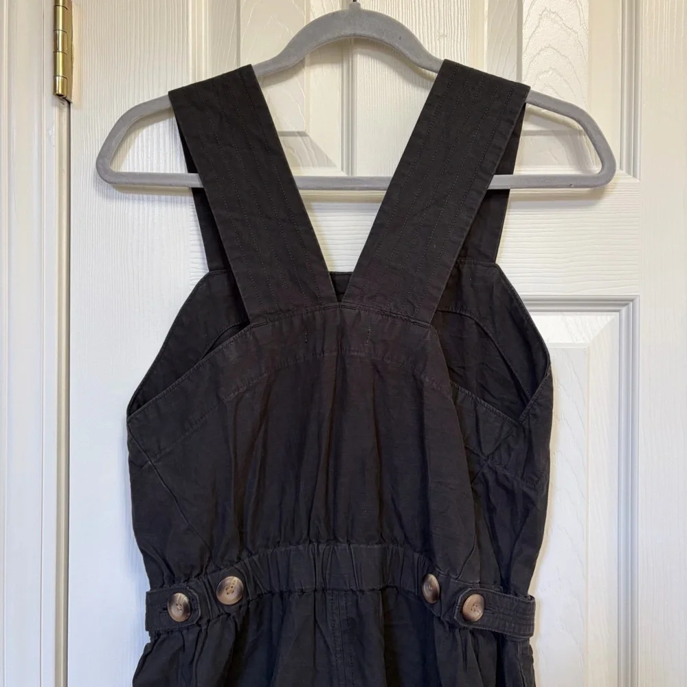 Everlane Black The Fatigue Apron Jumpsuit 0